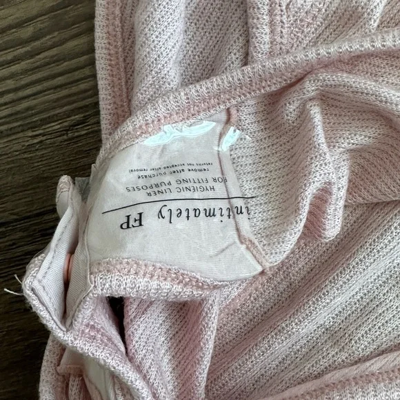 NWT Free People Sloane Body Suit Pink Nectar Size Small - Picture 5 of 7